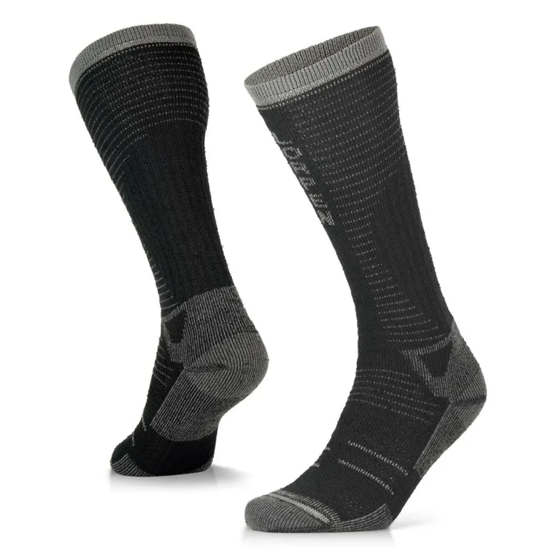 Image of Hiking Socks Lorpen Ptho Pro Trek Heavyweight Overcalf Noir Unisex 34/38