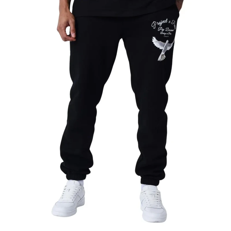 Image of Project X Paris Dove print jogging trousers Project X Paris Noir Male S