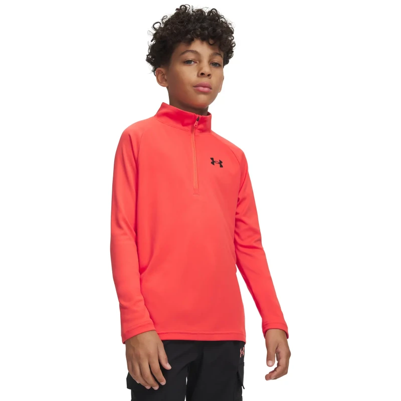 Image of Sweatshirt child Under Armour Tech 2.0 Rouge Male 10/12 ans