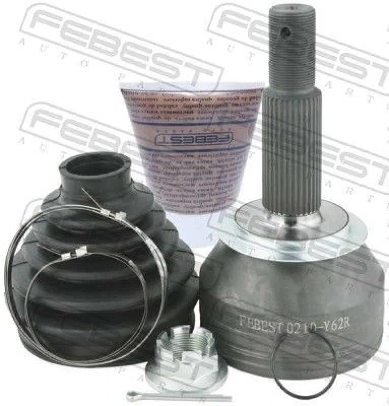 Image of FEBEST 0210-Y62R Joint, drive shaft Wheel Side Joint,drive shaft (236)