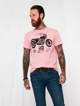 image of Joe Browns Open Road Tee - Pink, Size L, Men