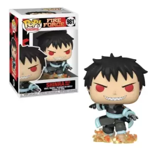 image of Fire Force Shinra with Fire Pop! Vinyl