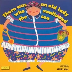 Image of There Was an Old Lady Who Swallowed the Sea by Pam Adams Book