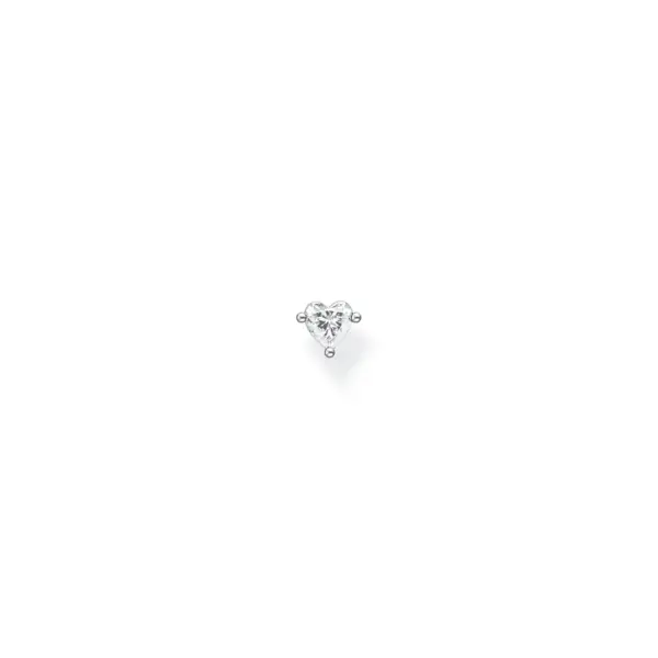 Image of Thomas Sabo Charm Club Charming Charming Sterling Silver Heart White S