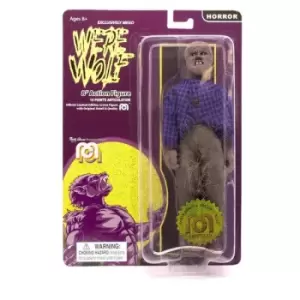Image of Mego Horror Action Figure Werewolf (Flocked) 20 cm