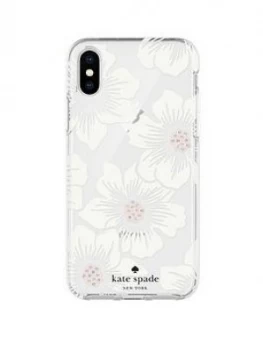 image of Kate Spade New York Kate Spade Protective Hardshell Case For iPhone X Hollyhock Floral Cream