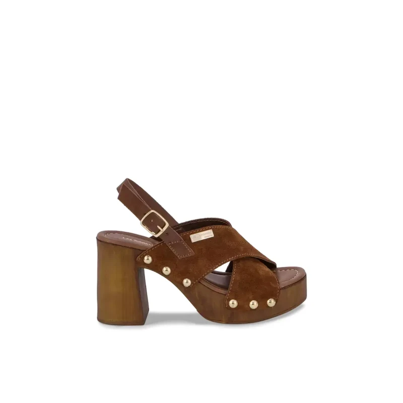 Image of Les Tropeziennes par M.Belarbi Womens heeled sandals Les Tropeziennes par M.Belarbi Paloma Beige Female 41
