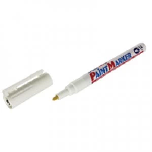 image of Artline 440 Fine White Bullet Tip Paint Marker Pack of 12 A440