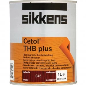 Image of Sikkens Cetol THB Plus Translucent Woodstain Mahogany 1l