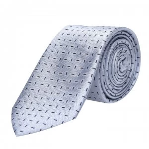 Calvin Klein Motif Silk Tie - Light Blue