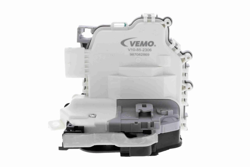 Image of VEMO V10-85-2306 Door Lock Green Mobility Parts with central locking, Left Rear Door Lock (1361)