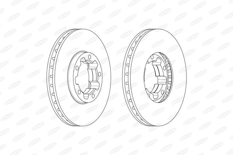 Image of Brake disc BERAL BCR326A