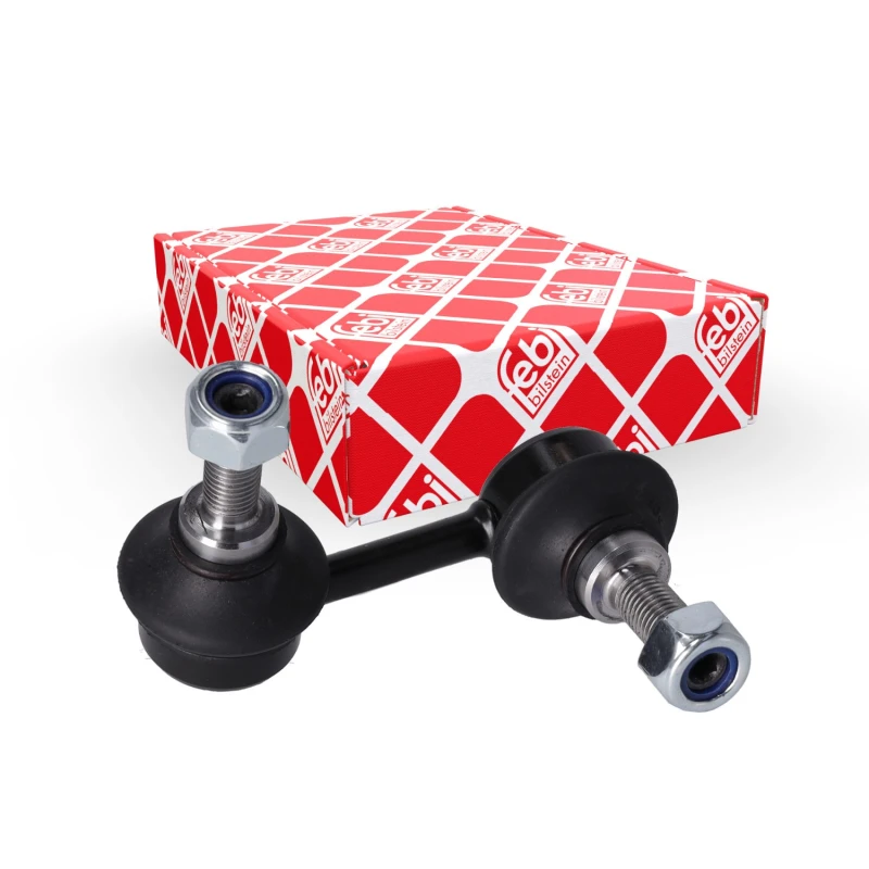 Image of FEBI BILSTEIN 27464 Anti-roll bar link OE Turbo NEW, Front Axle Right, with nuts Link Stabiliser (3229)