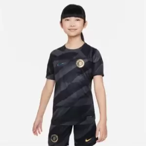 Image of Nike Y Nk Df Stad Jsy Ss Gk - Black