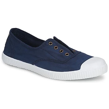 image of Victoria 6623 womens Shoes Trainers in Blue,8