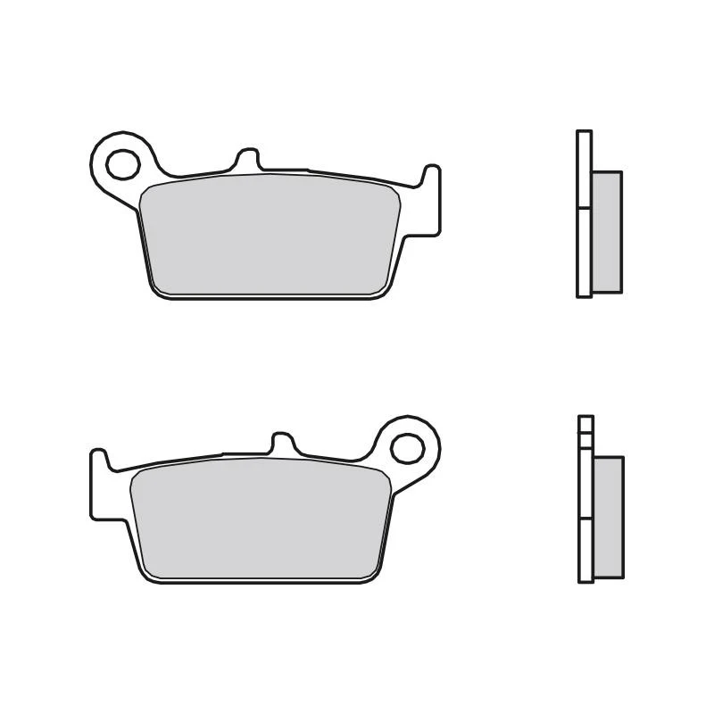 Image of BREMBO Brake pad set BREMBO 07HO26TT