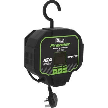 Image of Sealey - SPBC16 Battery Charger 16A Fully Automatic