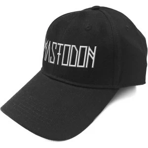 image of Mastodon - Logo Mens Baseball Cap - Black