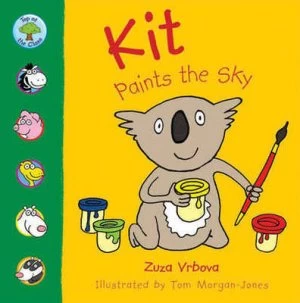 Image of Kit Paints the Sky by Zuza Vrbova and Tom Morgan-Jones Book
