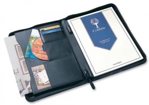 Image of Collins Conference Portfolio with Zip Black 7018