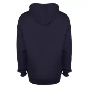 Image of FDM Unisex Contrast Hooded Sweatshirt / Hoodie (300 GSM) (XL) (Kelly Green/White)