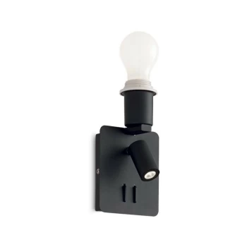 Image of Ideal Lux GEA - Indoor Frame Black (Shade Sold Seperately), E27