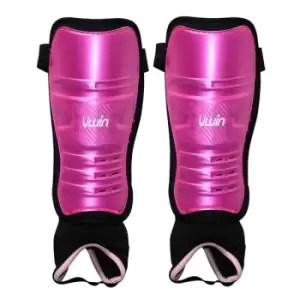 Image of Uwin Hockey Shinguards Pink/Purple/Black XSmall