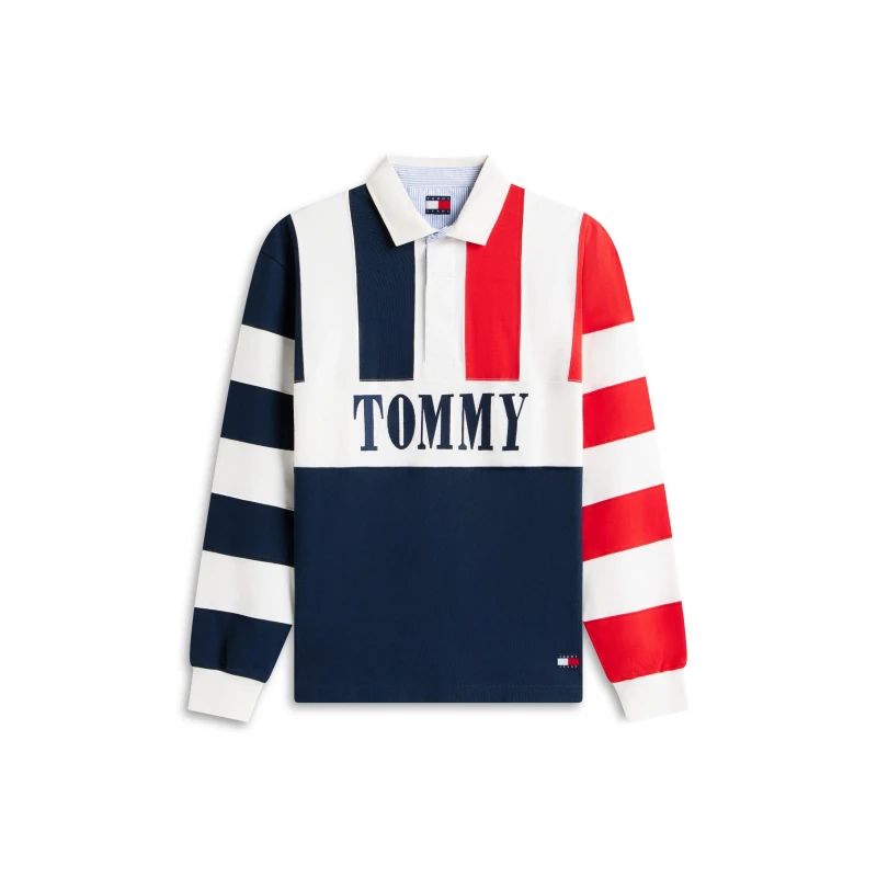 Image of Tommy Jeans TJ Archive Rugby Sn62 Dark Night Navy male S