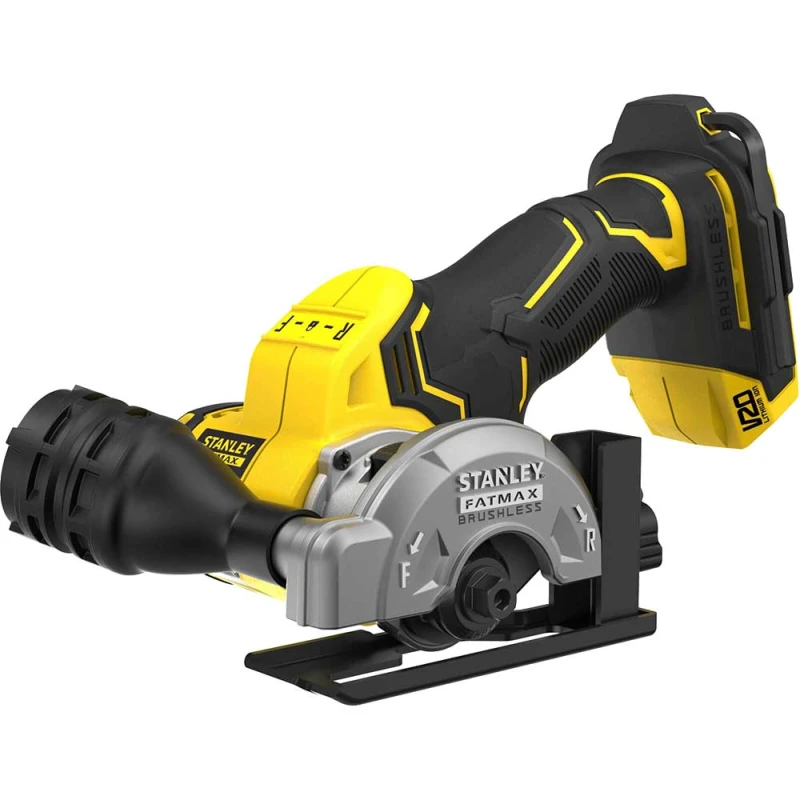 Image of Stanley Fatmax V20 SFMCM300 18v Cordless Brushless Angle Grinder 76mm SFMCM300B Batteries: No Batteries
