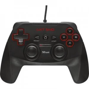 Image of Trust GXT 540 Gamepad PC, PlayStation 3 Black