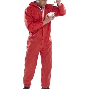 image of Click Once Disposable Boilersuit 2XL Red Ref BCOC10REXXL Pack 50 Up to