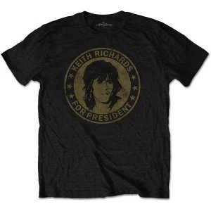 Image of The Rolling Stones - Keith for President Kids 1 - 2 Years T-Shirt - Black