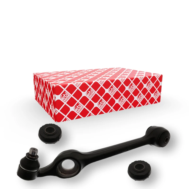Image of FEBI BILSTEIN 09157 Suspension arm Control Arm, Cast Steel, Left, with ball joint, with rubber mounts Cast Steel Track Control Arm (273)