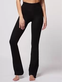 Image of TLC Sport Performance Medium Compression Slim Fit Bootleg Legging - Black, Size XL, Inside Leg 34, Women