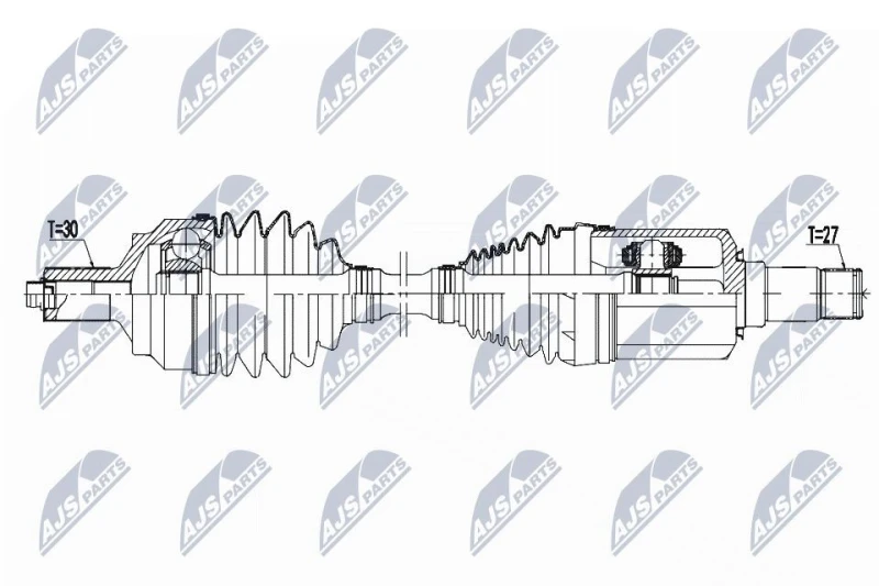 Image of NTY Drive shaft NTY NPW-ME-104