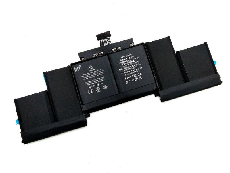 Image of BTI BTI 6-cell 99Wh A1618 compatible laptop battery for Apple Macbook Pro 15" mid 2015 - 18 month warranty A1618-BTI