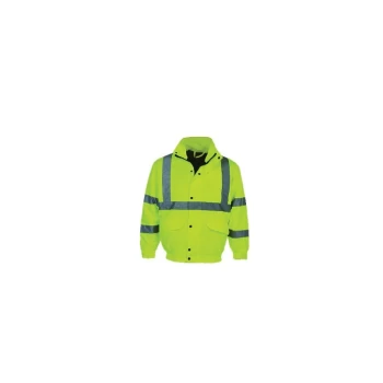 Image of Hi-vis CL3 Bomber Jacket (EN20471) Yellow - 2XL