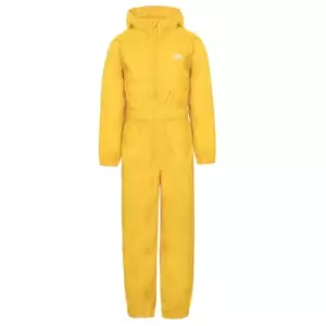 Image of Trespass Babies Button Rain Suit (12-18 Months) (Sunshine)
