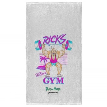 image of Rick and Morty Ricks Gym - Fitness Towel