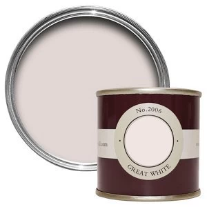 Image of Farrow & Ball Estate Great white No. 2006 Emulsion Paint 100ml Tester pot