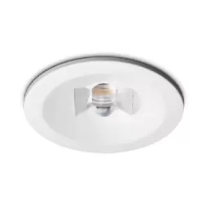 image of Kosnic White 3W LED Non-Maintained Emergency Downlight (Corridor Version) - Daylight - EDWL03C20/COR-WHT