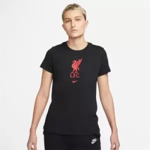Image of Nike Football Club Crest T-Shirt - Black