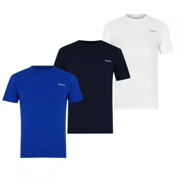 Image of DKNY 3 Pack Giants T Shirt - Navy/Wht/Blu