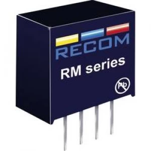 image of RECOM RM 1212S RM 1212S 0.25W DCDC Converter RM 1212S 12 Vdc 12 Vdc 21 mA 0.25 W