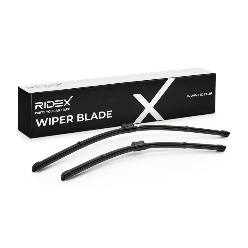 Image of RIDEX 298W17280 Wiper blade Flat wiper blade, 500mm Wiper Blade (298)