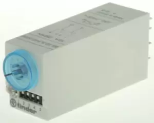 Image of Finder DPDT Multi Function Timer Relay, 230 240V ac/dc 0.05 100 s, 3 100 min, 5 100h