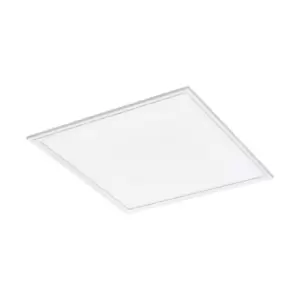 Image of Flush Ceiling Light Colour White Shade Plastic Remote Control LED 20W Included