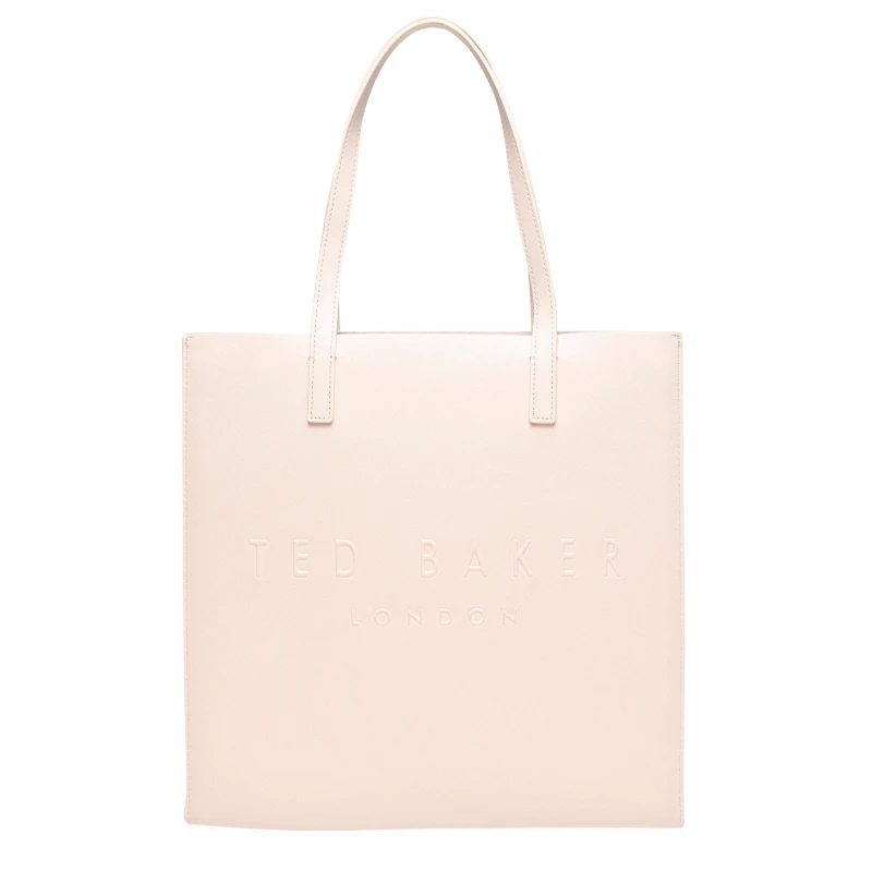Image of Ted Baker Crosshatch Icon Tote Bag pl-pink female One Size