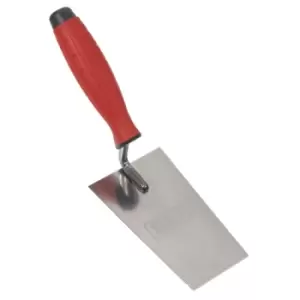 image of Sealey Stainless Steel Filler Trowel - Rubber Handle - 140mm