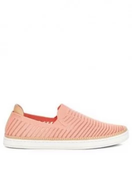 Image of UGG Sammy Chevron Plimsoll - Pink, Size 5, Women